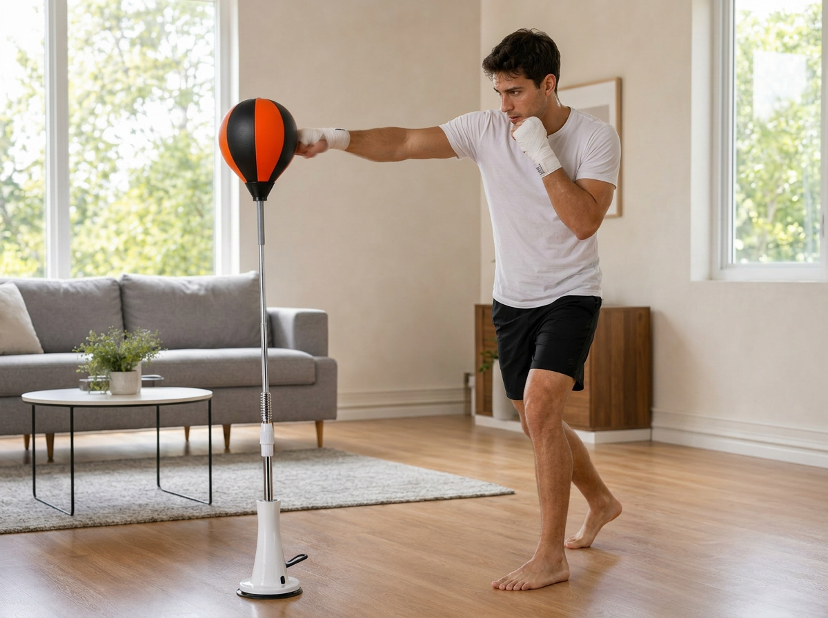 Diego, 26 training at home