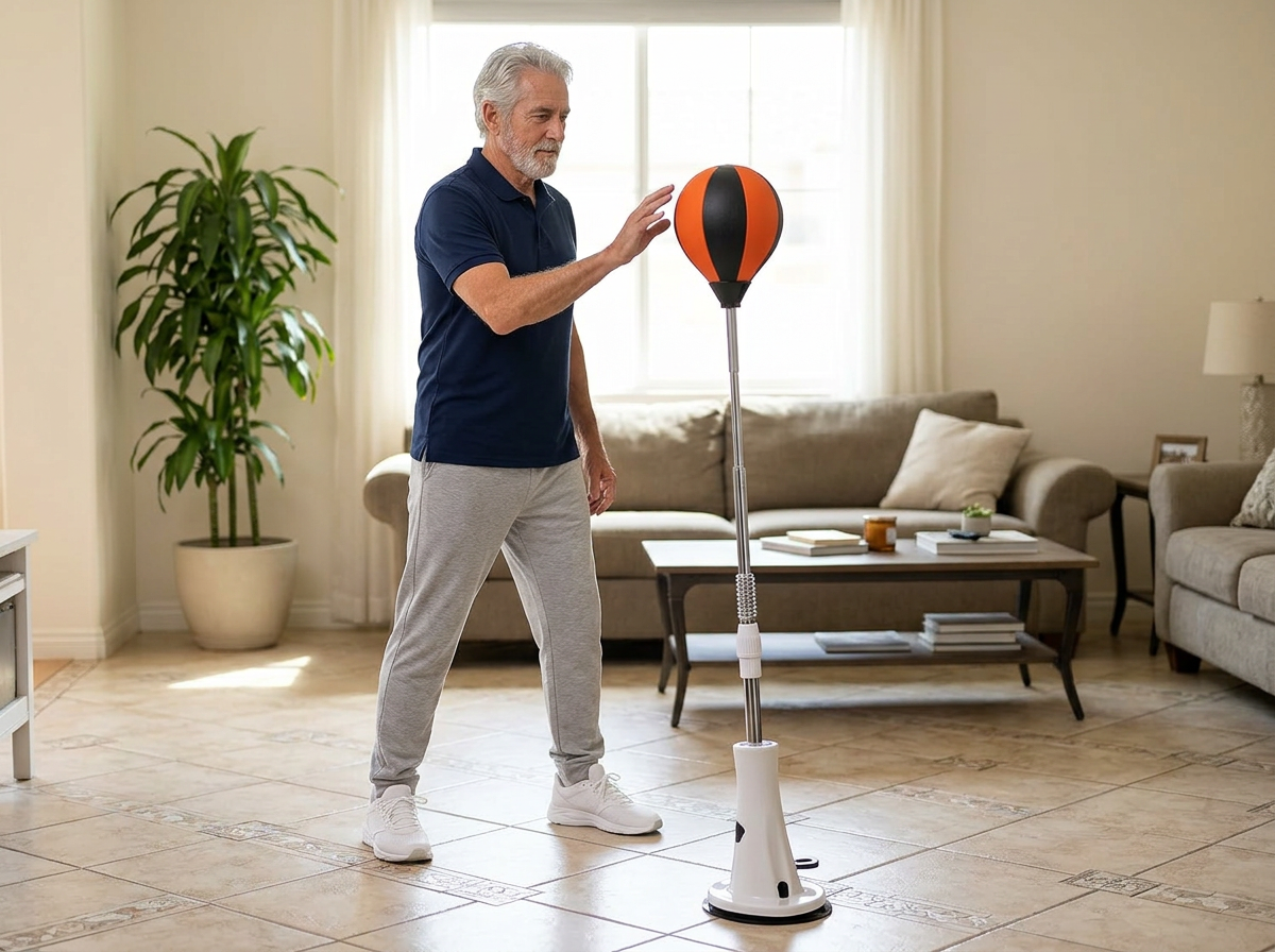 Frank, 68 training at home